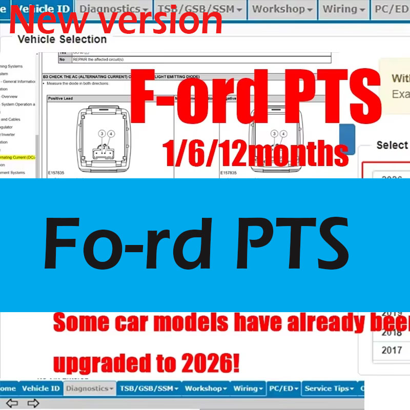 Workshop Tools Diagram - 2026 Online account voor F-ord PTS