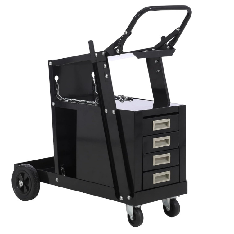 Welding Tools In Workshop - Fabrieksgroothandel lade-type verrijdbare laswagen met handvat