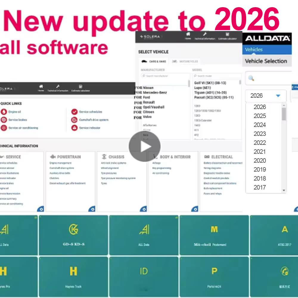 2026 Alldata Online Software A - Workshop Tools Diagram recensie en prijs