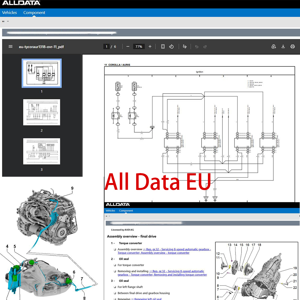 2026 Alldata Online Software A - Workshop Tools Diagram recensie en prijs