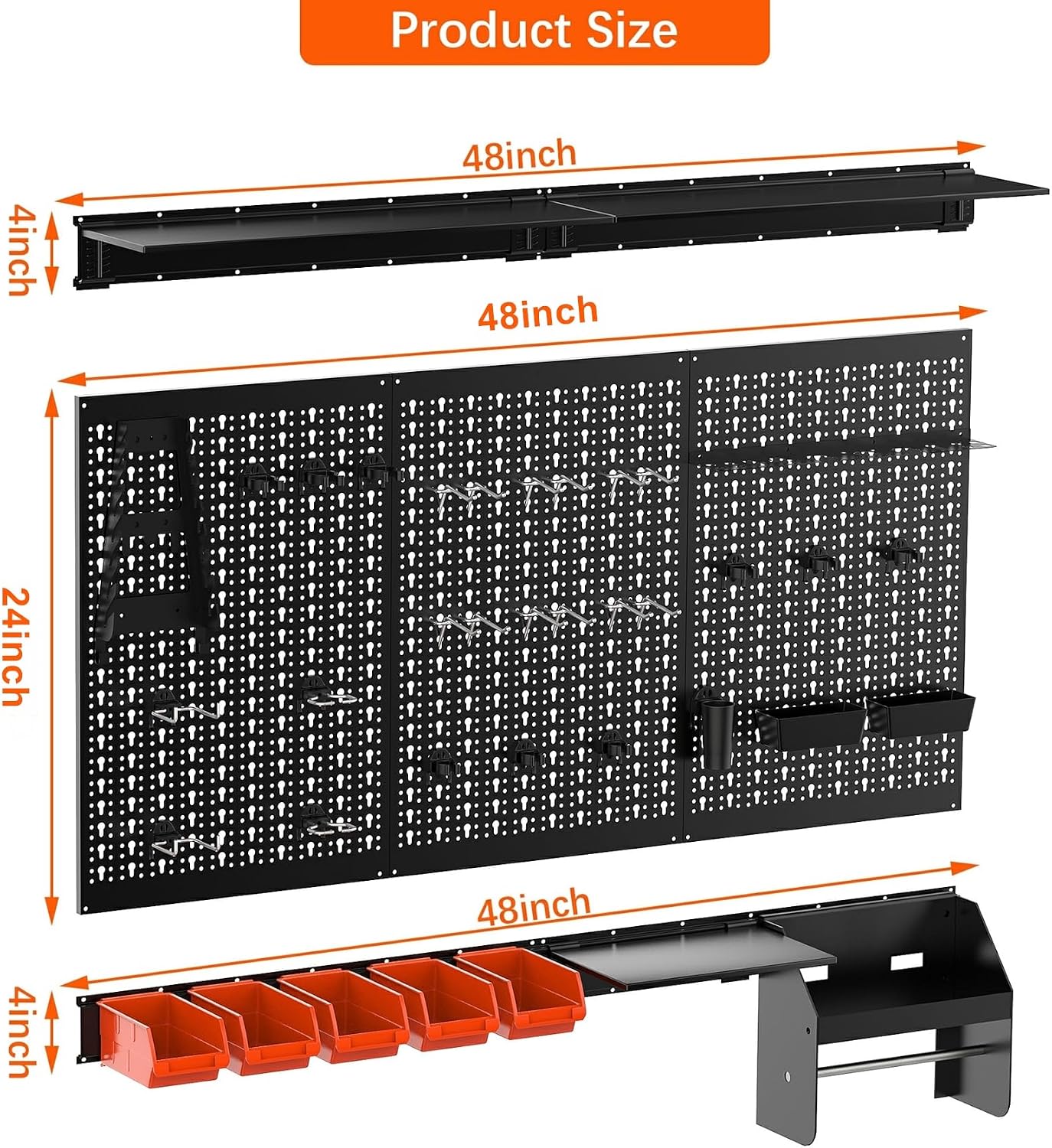 Metalen Pegboard Wandorganizer - Workshop Tools Display recensie en prijs