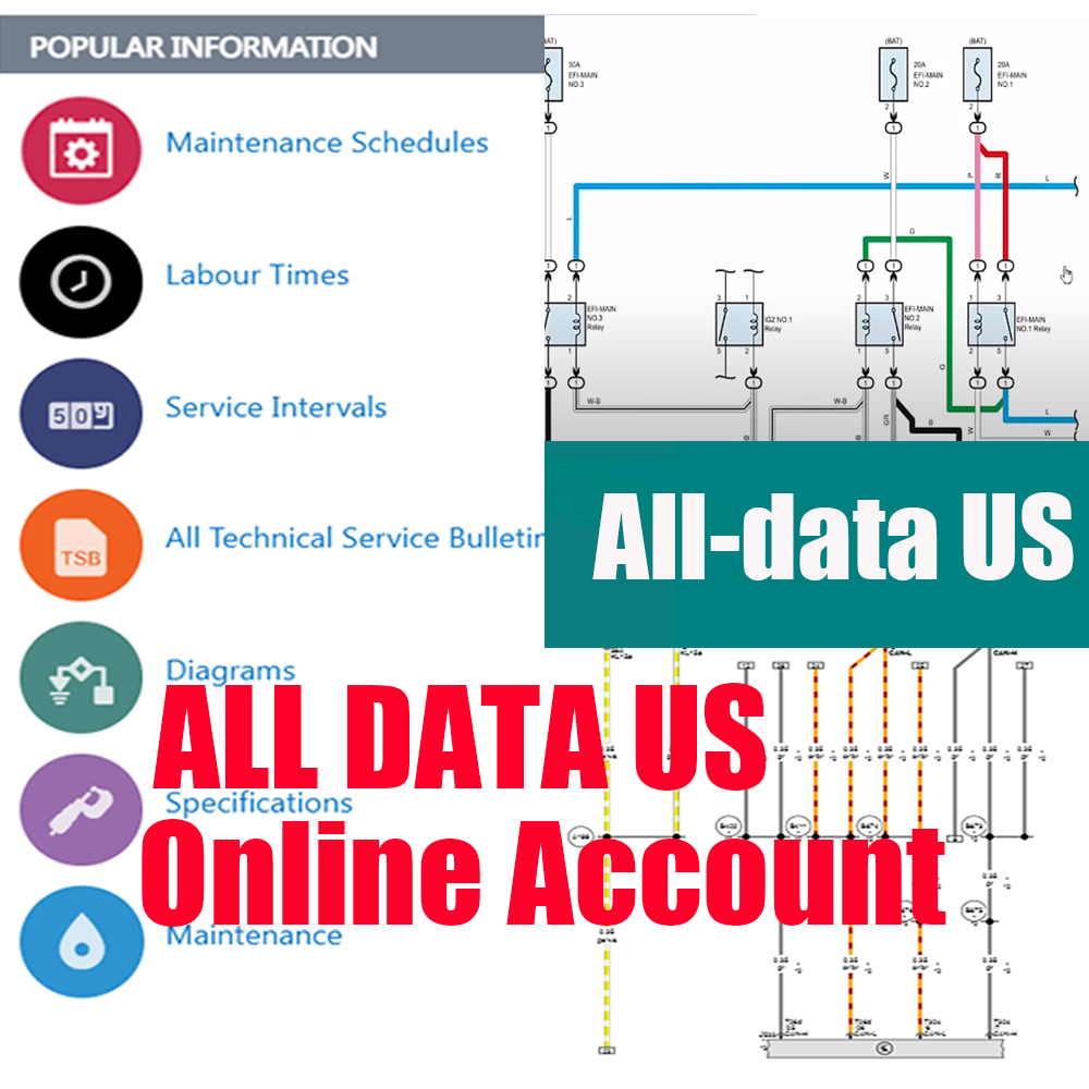 2026 Online Account Alldata US - Workshop Tools Diagram recensie en prijs