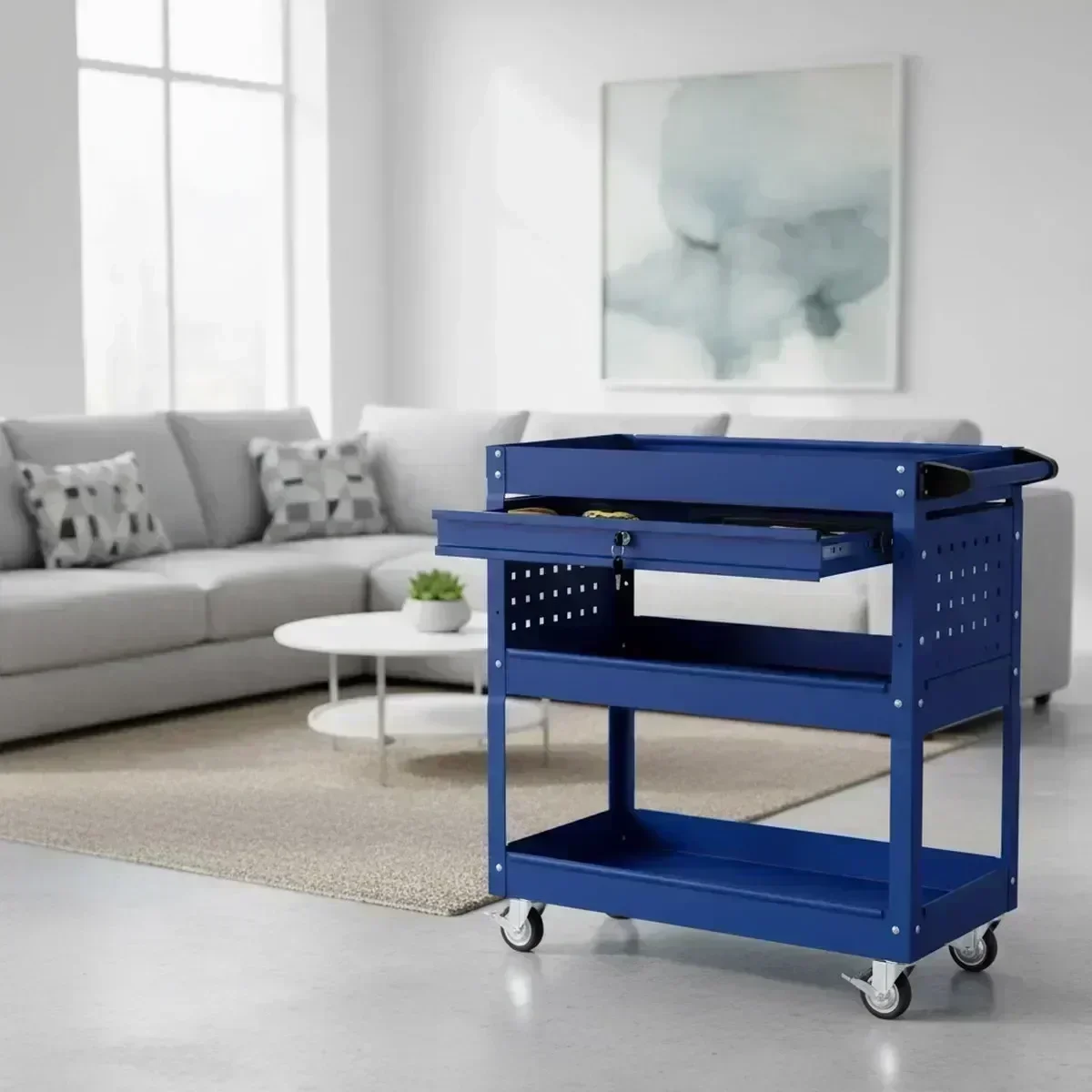 3-laags gereedschapswagen met  - Tools For Garage Workshop recensie en prijs