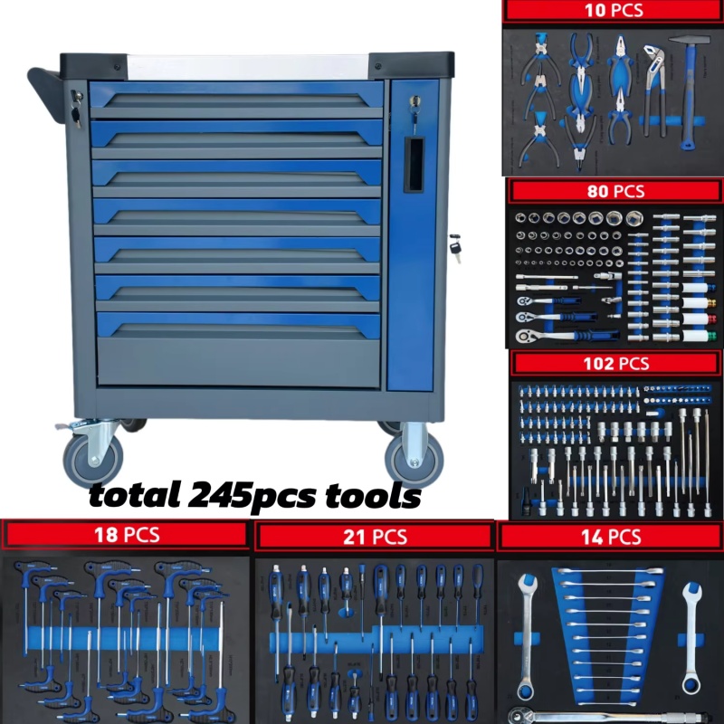 7-laden afsluitbare rollende s - Tools For Garage Workshop recensie en prijs